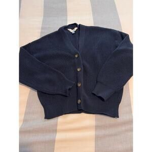 Market and spruce navy blue cardigan size medium